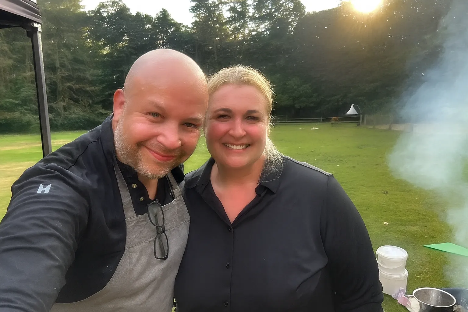 Berry en Cindy van Empelen samen op locatie